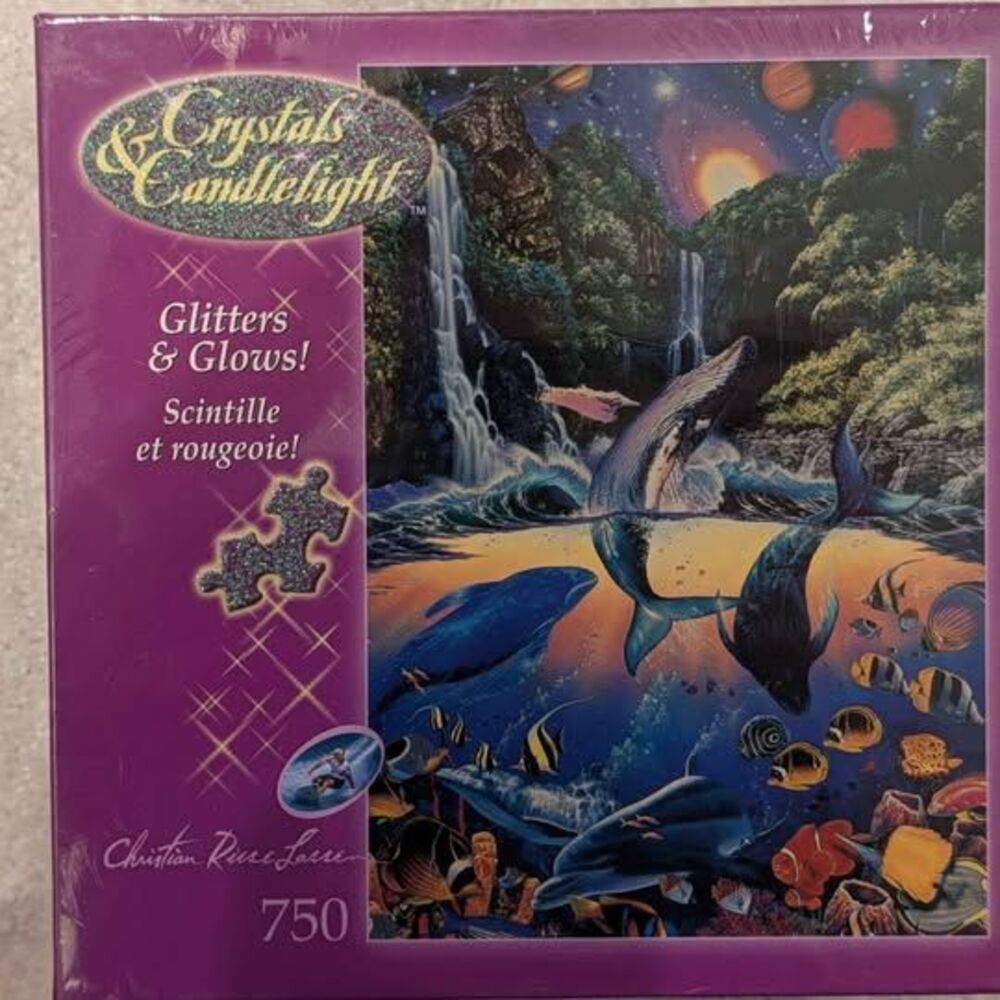 Crystals and Candlelight Sanctuary Puzzle 750pcs NEW